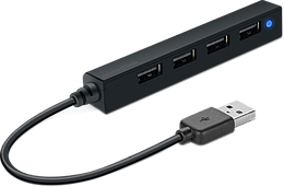 Speedlink - Snappy Slim 4-Port USB Hub_0
