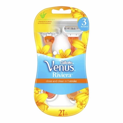 Gillette - Venus Riviera Disponsable Razors 2'S - picture