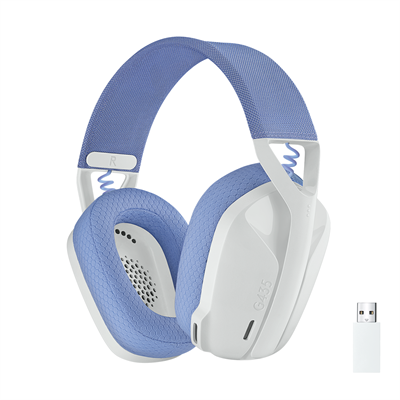 Logitech - G435 Lightspeed Wireless Gaming Headset - White - picture