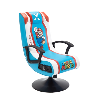 X-ROCKER: Super Mario 2.1 Audio Pedestal Chair - Red/Blue_0