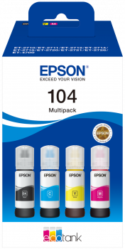 Epson - T104 EcoTank 4-farvet multipakke_0