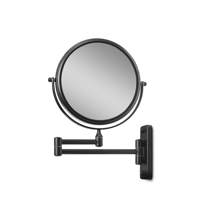 Gillian Jones - Double-Sided Wall Mirror w. x10 Magnification - Black_0