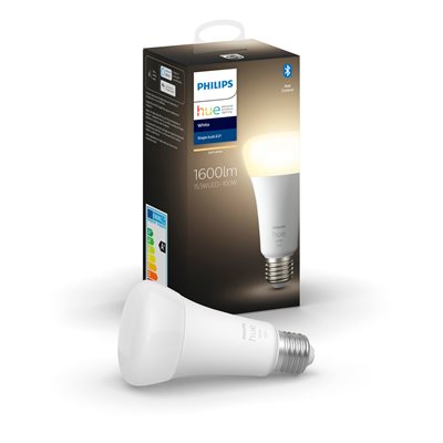 Philips Hvide Hue pærer 1-pak A67 E27 - picture