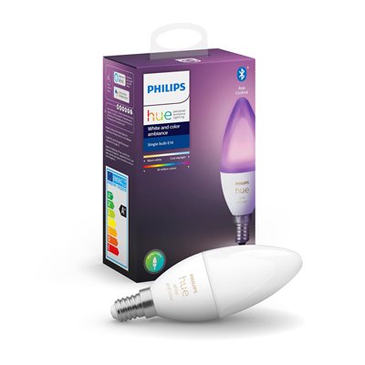 Philips Hue White and Color ambiance E14 pære_0