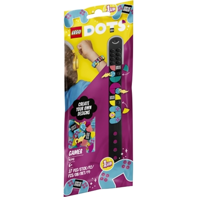 LEGO DOTS Gamer - armbånd med anheng - picture