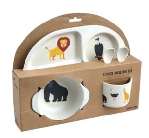 Safari  100% melamin spisesæt - picture