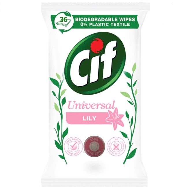 Cif Cleaning Wipes Universal Lilies 36 pcs_0