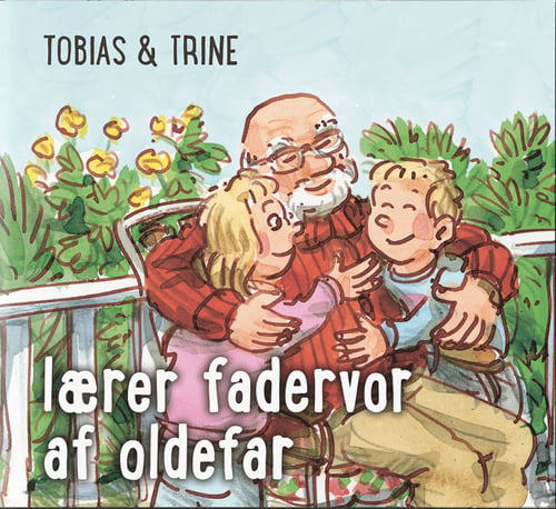 Tobias & Trine lærer fadervor af oldefar - picture