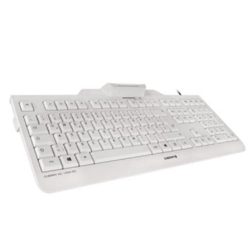 Tastatur med reader Cherry JK-A0100ES-0 Hvid_4