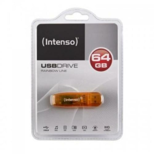USB-stik INTENSO 3502490 USB 2.0 64 GB Orange - picture