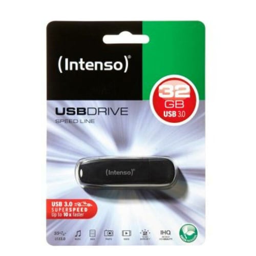 USB-stik INTENSO 3533480 USB 3.0 32 GB Sort - picture