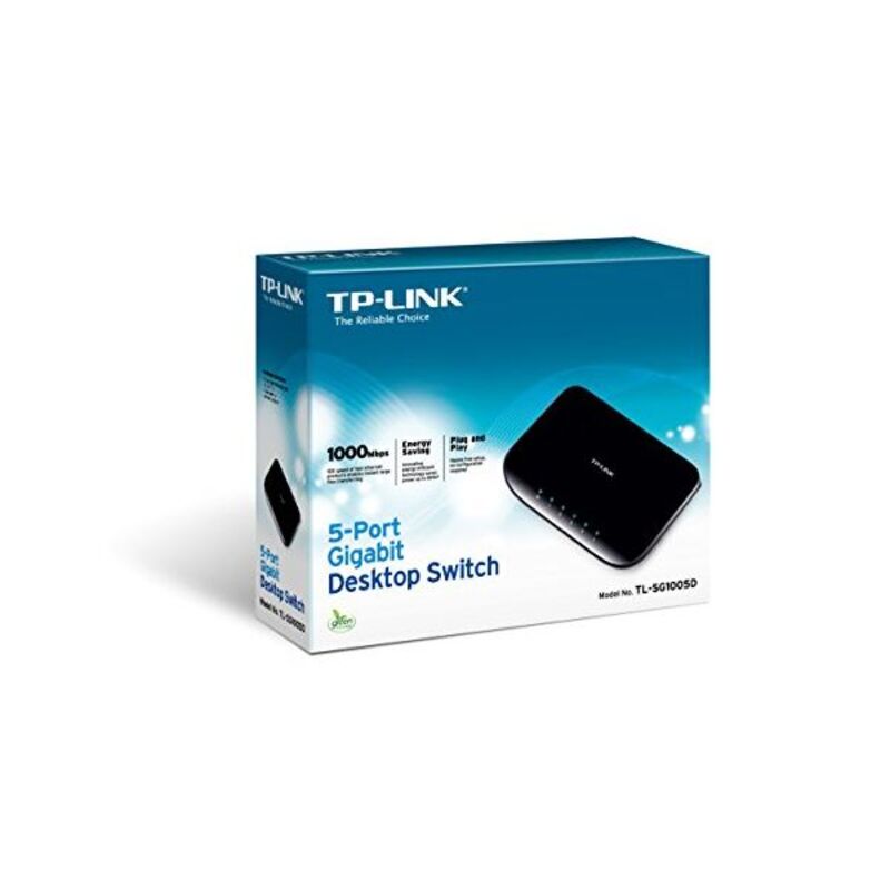 Desktop Switch TP-Link TL-SG1005D 5P Gigabit Plastic_2