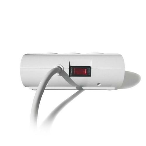 Stikdåse - 5 udtag med kontakt Ewent EW3935 1,5 m 2 x USB 2,1 A 2500W Hvid - picture