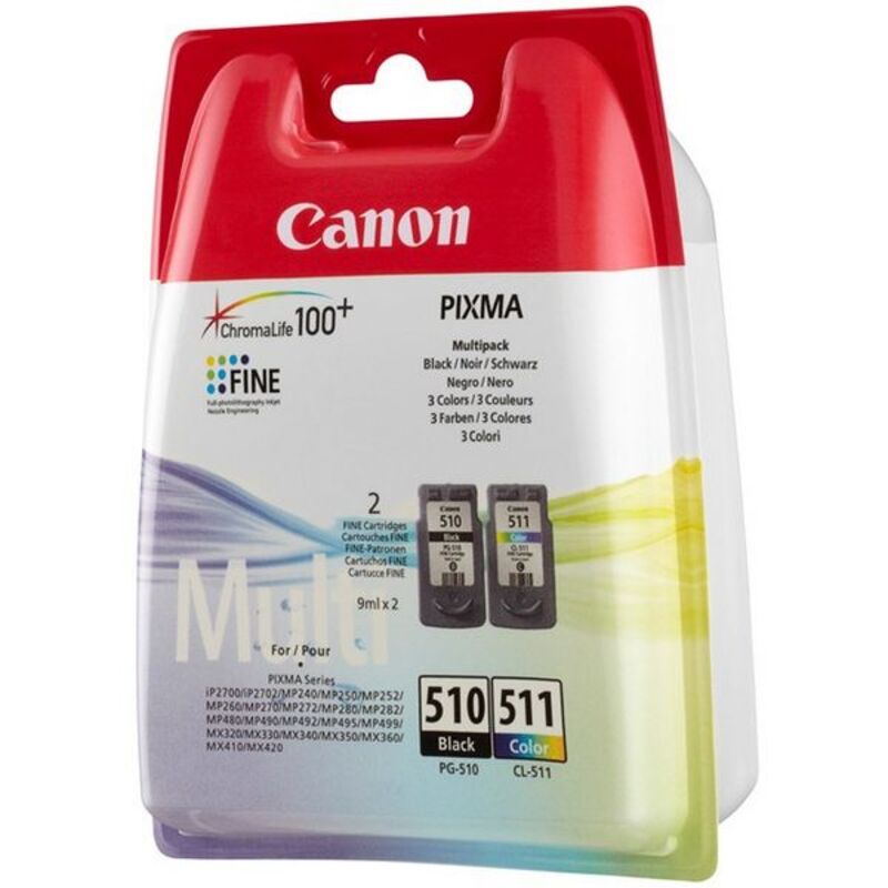 Compatible Ink Cartridge Canon PG-510/CL511 Black Tricolour Yellow Cyan Magenta_3