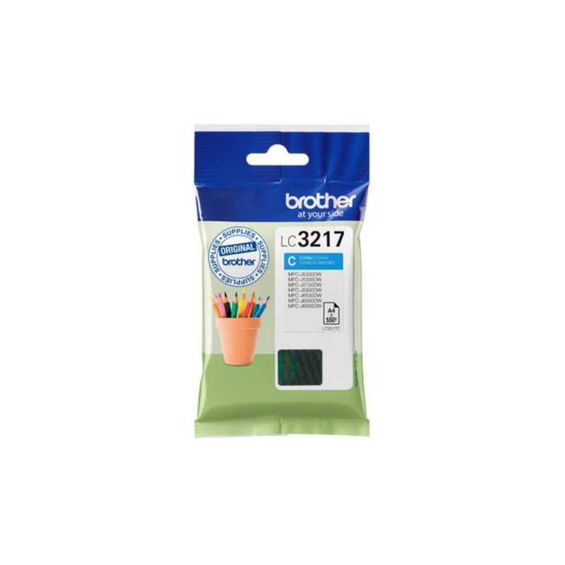 Compatible Ink Cartridge Brother LC3217C Cyan_2