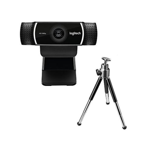 Webcam Logitech C922 HD 1080p Streaming Tripod Sort_1