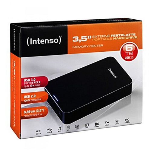 Ekstern harddisk INTENSO 6031514 3.5" USB 3.0 6 TB Sort_2