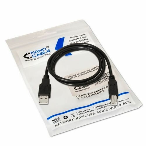 USB-kabel NANOCABLE AIEACI0014 10.01.0103BK A-B Printer_1