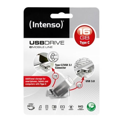 USB-stik INTENSO 3536470 16 GB Sølvfarvet_1