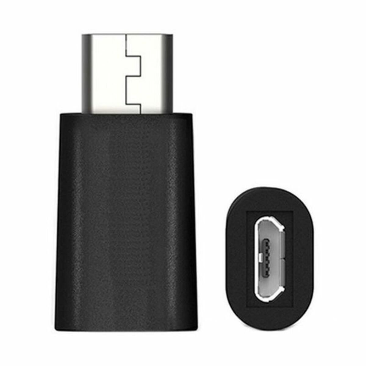 USB C to Micro USB 2.0 Adapter Ewent EW9645 5V Black_0