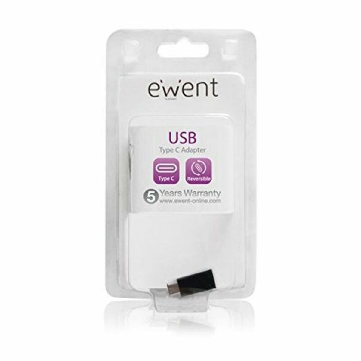 USB C to Micro USB 2.0 Adapter Ewent EW9645 5V Black_4