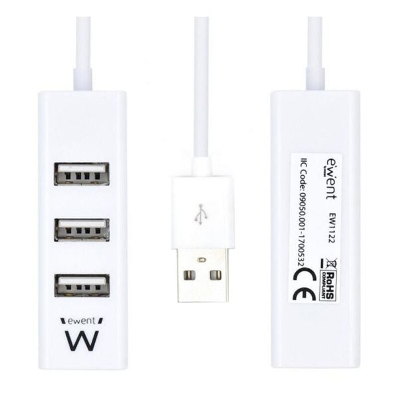 USB Hub Ewent AAOAUS0134 White_5