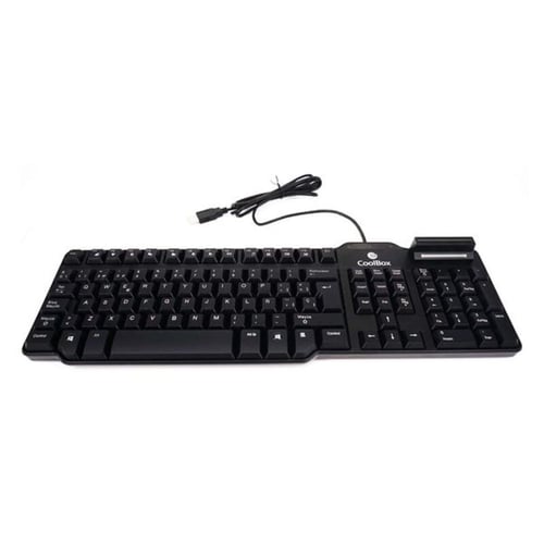Tastatur med reader CoolBox COO-TEC02DNI Sort_6