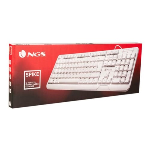 Tastatur NGS Spike Hvid_3