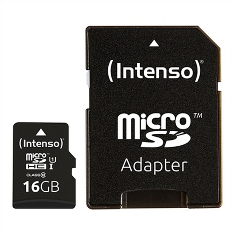 Micro SD Memory Card with Adaptor INTENSO 34234 UHS-I Premium Black_0