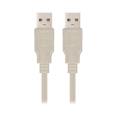 USB 2.0-kabel NANOCABLE 10.01.0303 Beige (2 M)_0