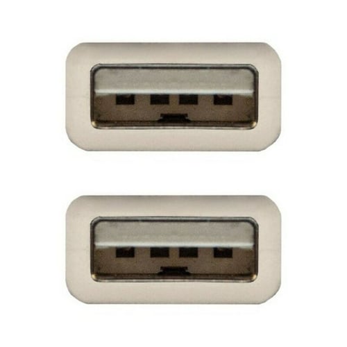 USB 2.0-kabel NANOCABLE 10.01.0303 Beige (2 M)_1