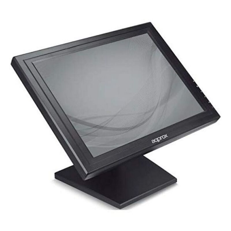 Touch Screen Monitor approx! APPMT15W5 15 TFT VGA Black