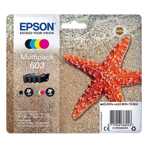Originale blækpatroner (pakke med 4) Epson 603 Multipack_1