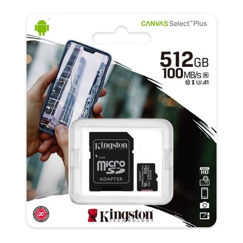 Mikro-SD-hukommelseskort med adapter Kingston SDCS2 100 MB/s, 256 GB_8