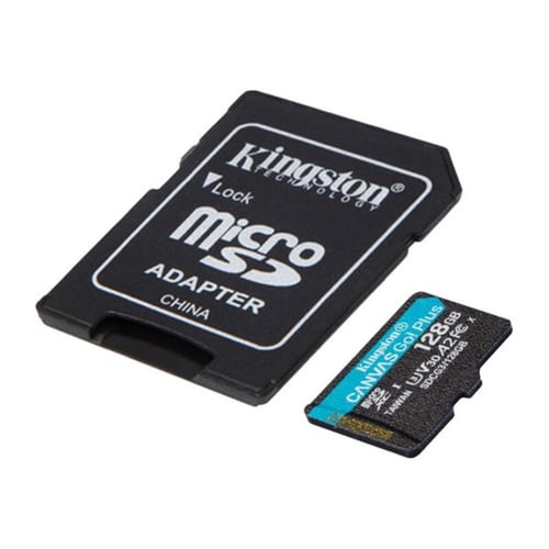Mikro-SD-hukommelseskort med adapter Kingston SDCG3 Sort, 128 GB_0