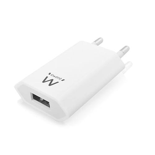 Vægoplader Ewent EW1209 1000 mAh Hvid_0