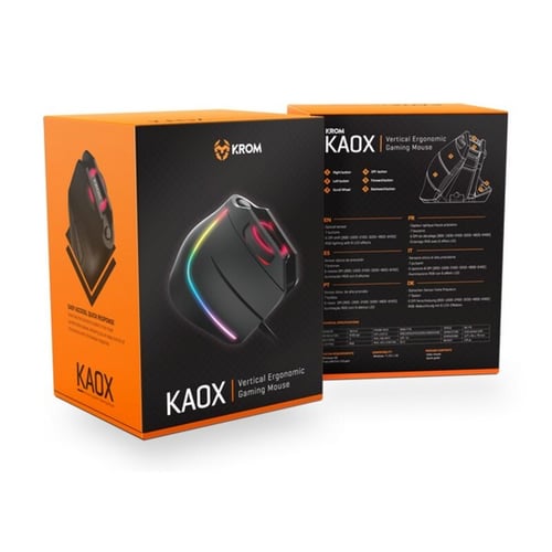 LED gaming-mus Krom Kaox 6400 dpi RGB Sort_3