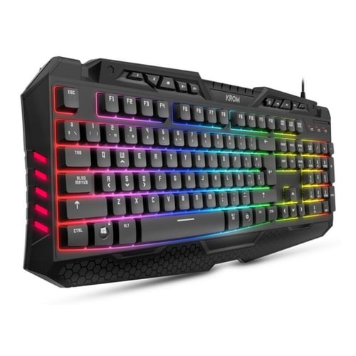 Gaming-tastatur Krom Kyra RGB USB Sort_1