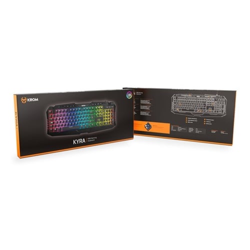 Gaming-tastatur Krom Kyra RGB USB Sort_2