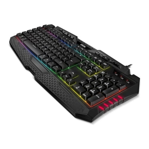 Gaming-tastatur Krom Kyra RGB USB Sort_5