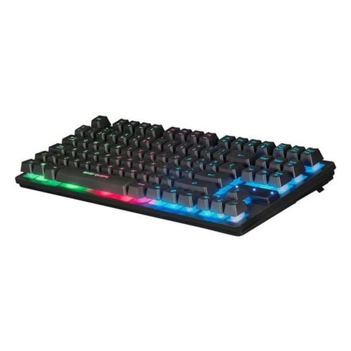 Gaming-tastatur og -mus Mars Gaming MCPTKLES 3200 dpi RGB Sort (Spansk) - picture