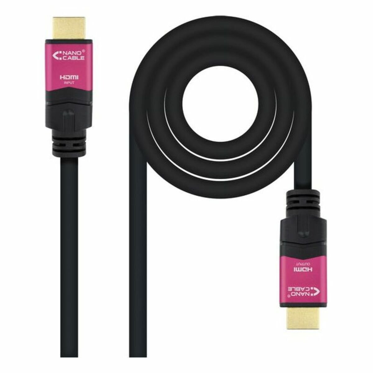 HDMI Cable NANOCABLE 10.15.3715 4K HDR 15 m Black_0