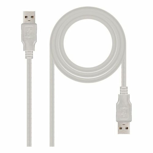 USB-kabel NANOCABLE 10.01.0302 Beige 1 m_0