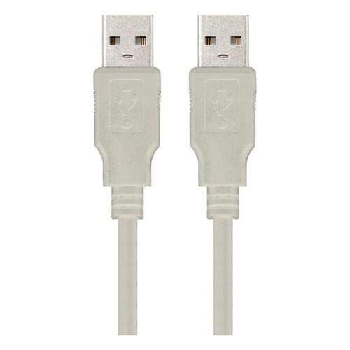 USB-kabel NANOCABLE 10.01.0302 Beige 1 m_2