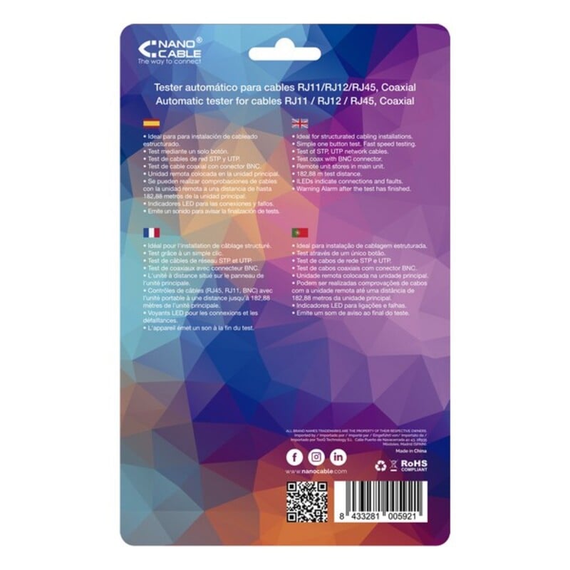 UTP Category 6 Rigid Network Cable RJ11/RJ12/RJ45, coaxial NANOCABLE 10.31.0303_2