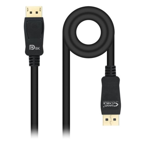 DisplayPort-kabel NANOCABLE HDR 8K Ultra HD Sort_0