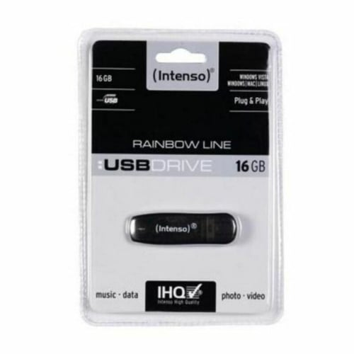 USB-stik INTENSO 3502470 16 GB Sort_0