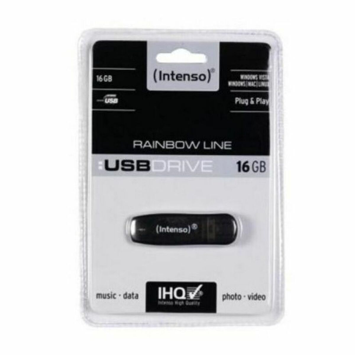 USB stick INTENSO Rainbow Line 16 GB Black 16 GB USB stick_0