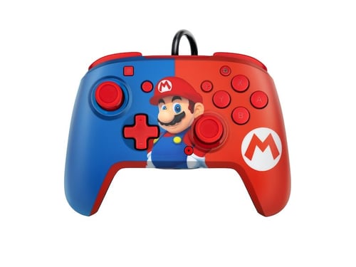 PDP Nintendo Switch Faceoff Deluxe Controller + Audio - Mario - picture