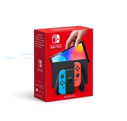 Nintendo Switch Console OLED with Joy-Con Blue & Red - picture